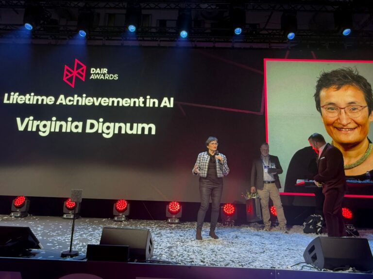 Virginia Dignum receives 2026 Nordic DAIR Awards Lifetime Achievement Award in AI